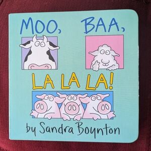 Moo, Baa, La La La! Children's Board Book